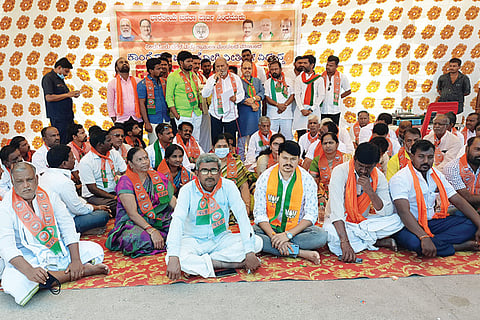 260222 Sindhanuru BJP Protest