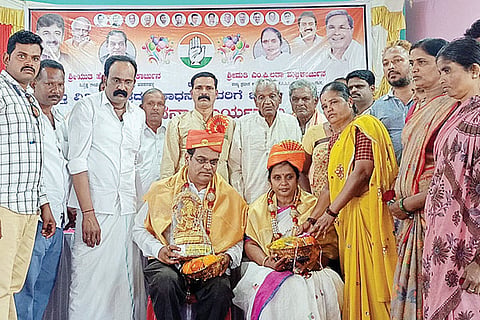 210322 Harapanahalli Baikulu congratulatory ceremony