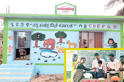 160522 Bijakal Balasnehi painting Anganawadi Center