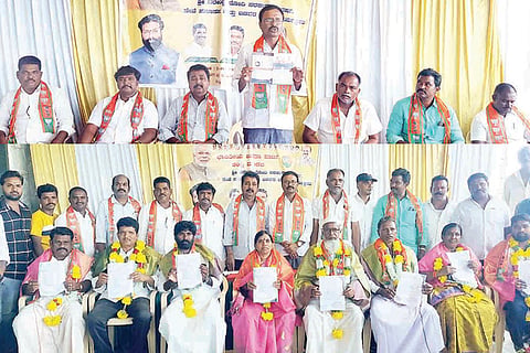 130622 Kampli BJP activists organizing meeting