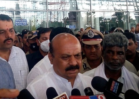 Basavaraj bommai Mangaluru airport