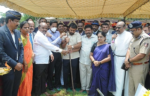 Foundation stone laying for construction of war memorial in Mysore