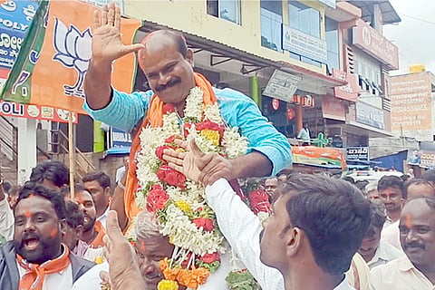 Harpanahalli municipality Haralu HM Ashoka President