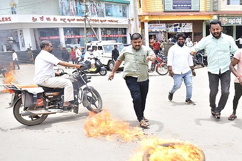 Congress protest