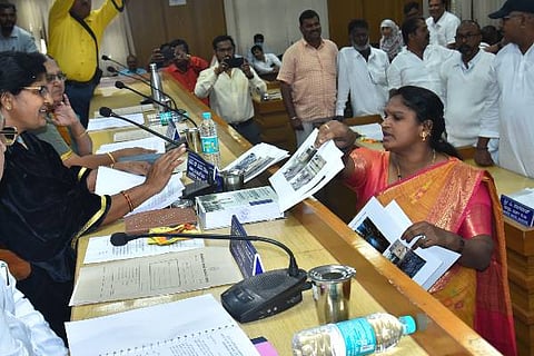 Davangere, Mahanagara Palike, Smart City, Gas Line,