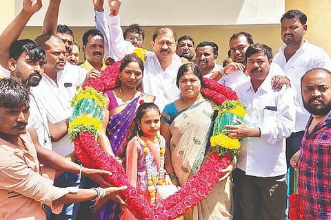 Jagaluru, Papam President Vishalakshi, Vice President Nirmala Kumari,