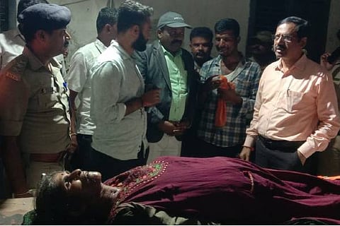 Nyamati, Phalavanahalli, leopard attack, woman killed,