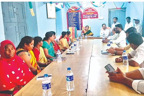 Sasvehalli, Gram Panchai, Rama Bhovi, Neveshan, Illegal,