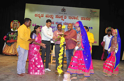 ಪೀಳಿಗೆಯಿಂದ ಪೀಳಿಗೆಗೆ ಜನಪದ ಕಲೆ ಹರಿಯಬೇಕು :ಎಂ.ಡಿ. ಸುದರ್ಶನ್