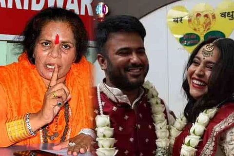 Sadhvi Prachi and Swara Bhasker Photo