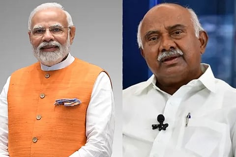 PM Modi and H Vishwanath