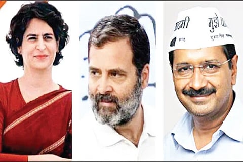 Rahul Priyanka Kejriwal