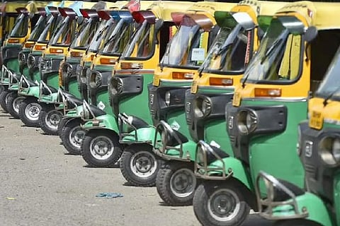 auto rickshaw strike