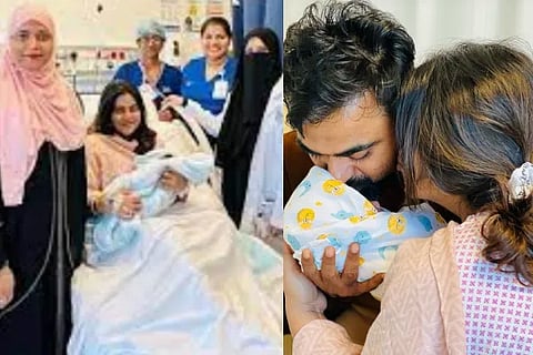Actress Shamna Kasim aka Poorna blessed with a baby boy