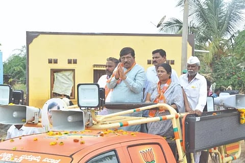 Beelgai, BJP, Mattikatti, Raod show