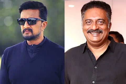 Kichcha Sudeep and Prakash Raj