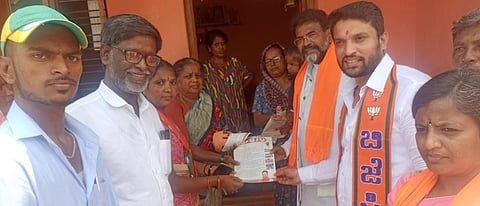 Rmgm-Ph-001-BJP-Chaluvadi Narayanaswamy Sc Morcha State President-Prachara - Rmgm-28-4-23