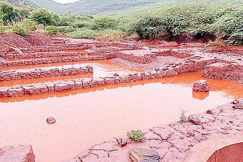 Kallahalli Check dam Water full