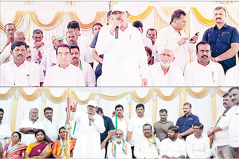 Congress Parameshwara Campaign.