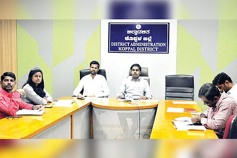 Koppal DC Meeting on Rainy Season
