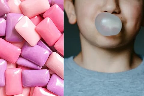 chewing gum boy