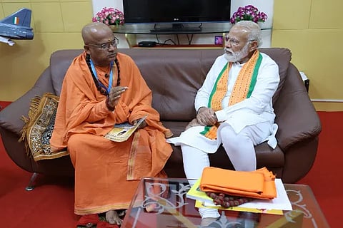 namo with swamiji