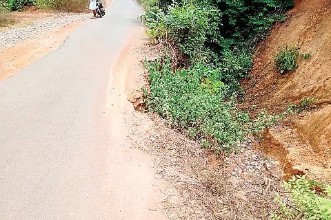 Malkara Ghat road collapse