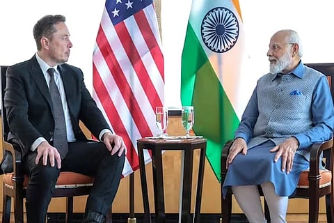 Elon Musk and PM Modi