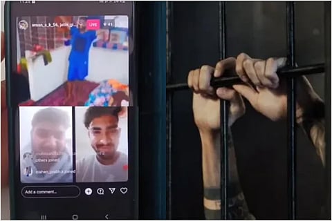 Prisoner joins friend's birthday party on Facebook live in Punjab video surfaces