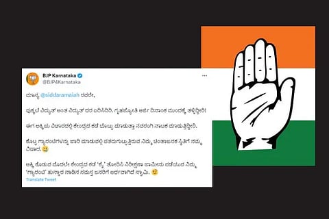 congress-bjp tweet