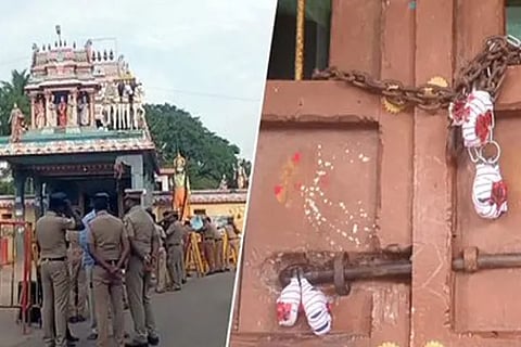 melpadi temple sealed