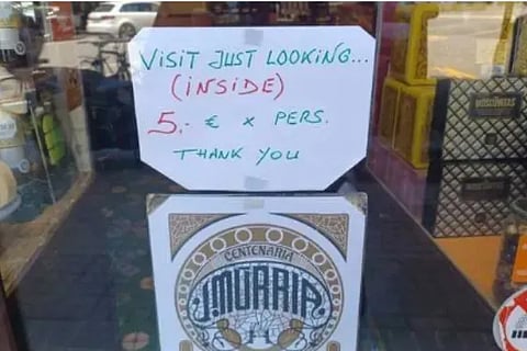 Spanish grocery store to charge tourists who come in just to look