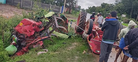 Tracter accident