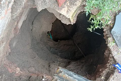 land collapse