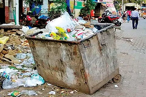garbage bin