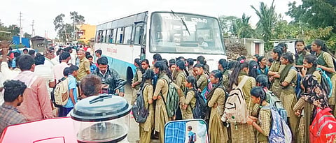 BUS PROTEST