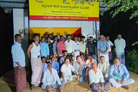 Due to the high number of drunkards a bar in Davangere was closed