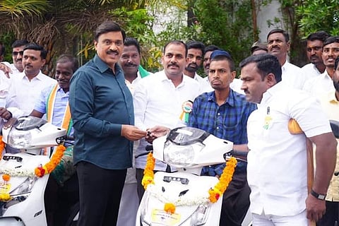 Gangavathi Tricycle Distribution