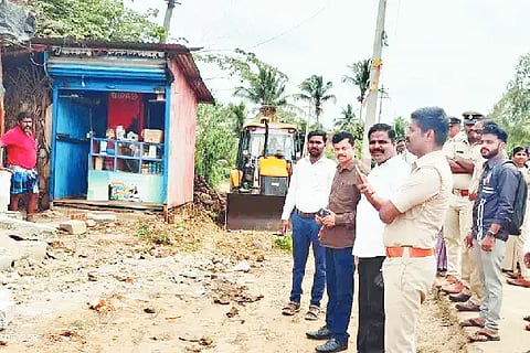 Road encroachment clearance