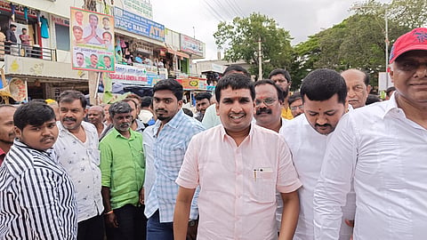 Mla visit to tyamgondlu