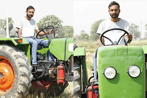 young Engineer Builds Electric Tractor