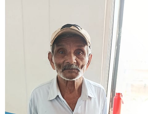 Old man Narayan Naik