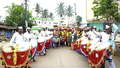 22 ಎಸ್ಕೆಪಿ 2ಶಿಕಾರಿಪುರದಲ್ಲಿ ಶ್ರೀ ವೀರಭದ್ರೇಶ್ವರ ಸ್ವಾಮಿಯ ಗುಗ್ಗುಳ ನೆರವೇರಿತು.