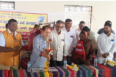 Ghalapooji, Murarji Desai Residential School, Inauguration, MLA CS Nadagowda,