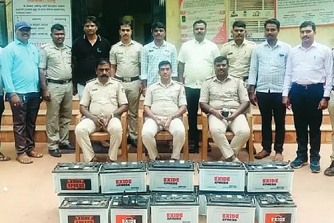 UPBR battery Seized