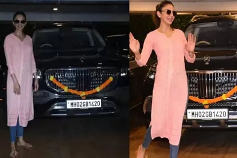 rakul preet singh buys costly mercedes benz car