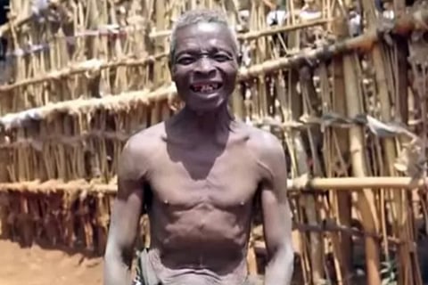 A 71 year old strange man who has locked himself in his house for 55 years due to fear of women