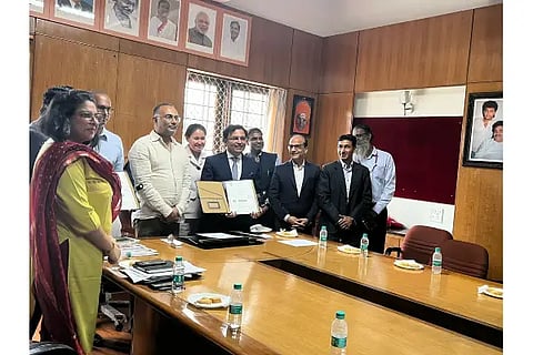 GOK and Astrazenica MOU Minister Dinesh Gundurao present