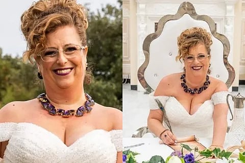 UK woman marries herself spends over ₹10 lakh on celebrations