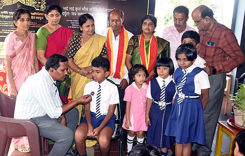 Free health checkup camp for school children mandya